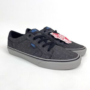 Vans Bishop Sneaker Shoe Mens Size 8.5 Gray Lace Up Low